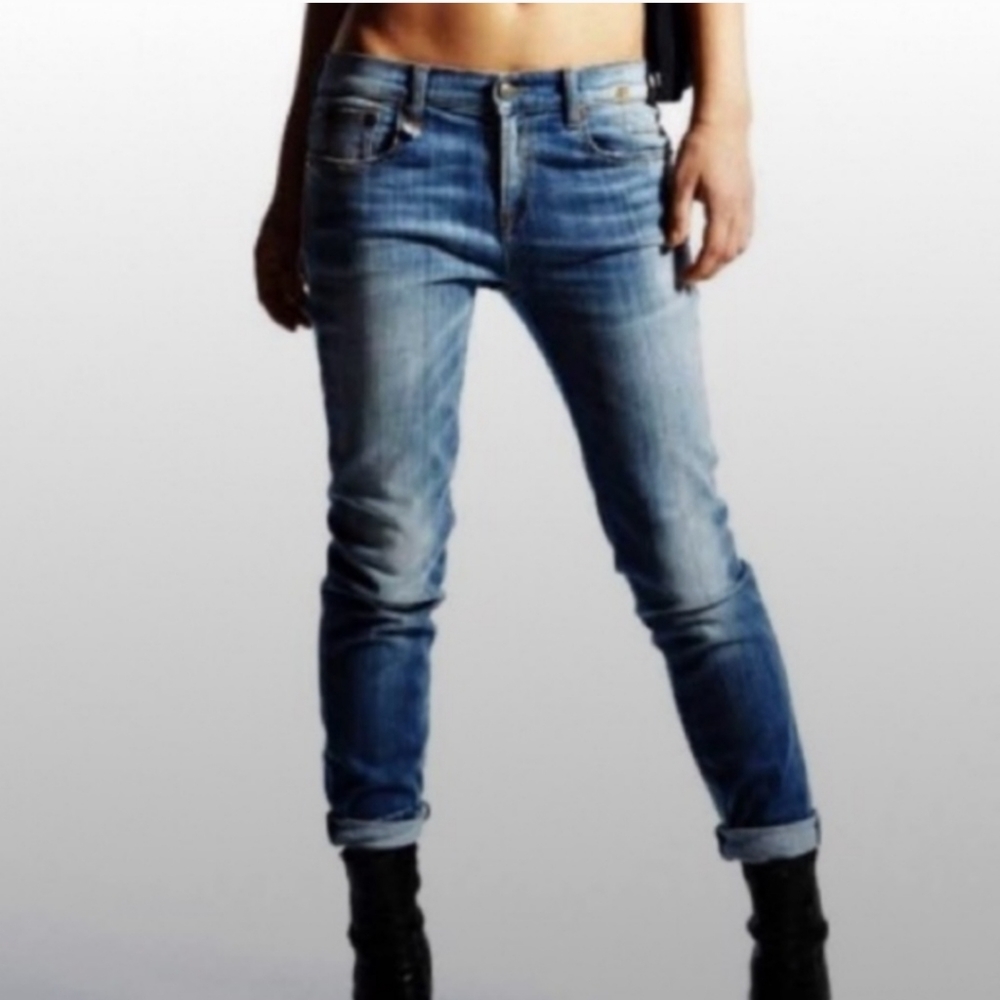 R13 Droopy Distressed Boyfriend Jeans